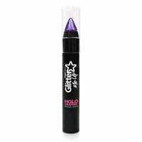 GLITTER Painting Art Stick Face Body Eyes Lips Pencil Party Fancy Dress Makeup Purple Holographic Health & Beauty:Make-Up:Eyes:Eye Shadow eyeliner eyes eyeshadow fancy glitter makeup stars