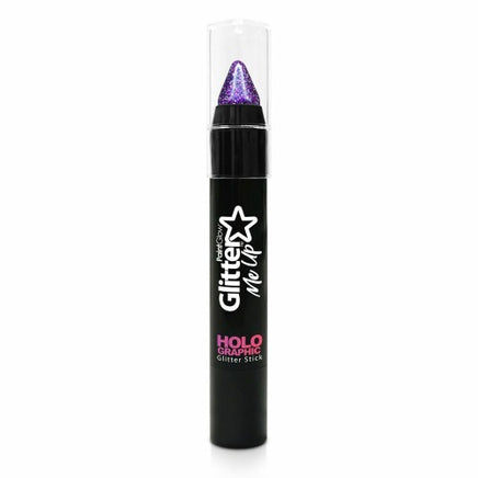GLITTER Painting Art Stick Face Body Eyes Lips Pencil Party Fancy Dress Makeup Purple Holographic Health & Beauty:Make-Up:Eyes:Eye Shadow eyeliner eyes eyeshadow face paint fancy galaxy glitter makeup stars