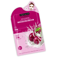 Freeman 2 Step Face Mask: Peel Pad + Sheet Mask with Yogurt Dry Normal Oily Skin Cherry - Deep cleansing Health & Beauty:Skin Care:Skin Masks face care skin