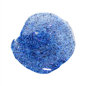 Saffron GLITTER Nail Polish Varnish 13ml 65 Clear polish-Blue glitter Health & Beauty:Nail Care, Manicure & Pedicure:Nail Polish & Powders:Nail Polish galaxy nail polish nails polish stars