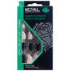 Royal Full Coverage False Nail Artificial Tips + 3g Glue Set of 24 Back to Black - short square false nails nails