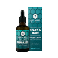 Bert & Bert Barbers by Face Facts Men's Hair & Beard Grooming Styling Products Beard & Hair Conditioning Oil - moisturising hair hair care hair styling