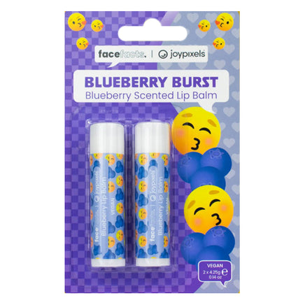 Face Facts Joypixels Scented Lip Balm 2pcs Blueberry Burst galaxy lip balm lips makeup