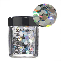 Stargazer Chunky Loose Glitter Shaker Face Body Nail Art Manicure Decor Holograph Silver Flakes Best selling products (DO NOT DELETE) fancy galaxy glitter makeup OrderlyEmails - Recommended Products stars