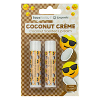 Face Facts Joypixels Scented Lip Balm 2pcs Coconut Creme galaxy lip balm lips makeup