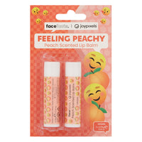 Face Facts Joypixels Scented Lip Balm 2pcs Feeling Peachy lips makeup