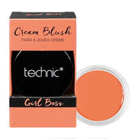 Technic Cream Blush Light Vegan Blusher Girl Boss - coral blush face makeup