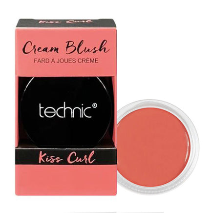 Technic Cream Blush Light Vegan Blusher Kiss Curl - pink blush face galaxy makeup