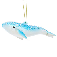 Hanging Christmas Tree Decoration Sass and Belle Glass Xmas Ornament Bauble Gift Glitter Humpback Whale Christmas