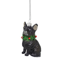 Hanging Christmas Tree Decoration Sass and Belle Glass Xmas Ornament Bauble Gift Festive French Bulldog Christmas