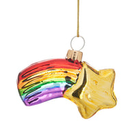 Hanging Christmas Tree Decoration Glass Baubles Sass and Belle Ornament Christmas galaxy seasonal