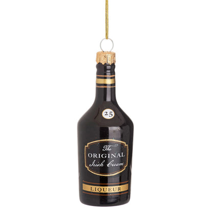 Hanging Christmas Tree Decoration Glass Baubles Sass and Belle Ornament Irish Cream Bottle Christmas galaxy seasonal