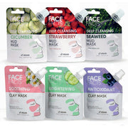 2 x Face Facts MUD CLAY GEL Face Mask Assorted All Skin Types VEGAN 2 x 60ml Health & Beauty:Skin Care:Skin Masks face care skin
