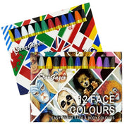 Stargazer 12 Face Body Paint Colour Sticks Crayons Painting Halloween Kit Set Clothes, Shoes & Accessories:Specialty:Fancy Dress & Period Costume:Accessories:Face Paint & Stage Make-Up fancy halloween