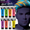 Neon UV Hair Styling Gel by Moon Creations Strong Hold Glows under UV Lighting Health & Beauty:Hair Care & Styling:Styling Products fancy hair hair styling