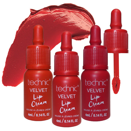 Technic Velvet Lip Cream Liquid Lipsticks Red Lip Colour Collection Health & Beauty:Make-Up:Lips:Lipstick galaxy lips lipstick makeup