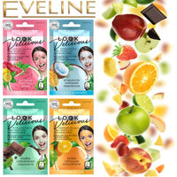 Eveline Look Delicious Face Bio Mask with natural Scrub 95% Natural Ingredients Health & Beauty:Skin Care:Skin Masks face care skin