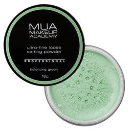 MUA Professional Ultra Fine Loose Setting Powder - Balancing Green Health & Beauty:Make-Up:Face:Face Powder face galaxy makeup powder set setting