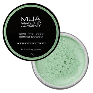 MUA Professional Ultra Fine Loose Setting Powder - Balancing Green Health & Beauty:Make-Up:Face:Face Powder face makeup powder set