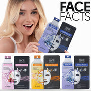 2 x Face Facts Serum Sheet Face Mask SACHET Anti-ageing Bio-degradable Vegan Health & Beauty:Skin Care:Skin Masks face care face mask galaxy skin