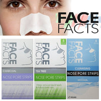 Face Facts x 6 Nose Strips Blackhead Removal Unclog Pores Smooth Deep Cleansing Health & Beauty:Skin Care:Skin Masks blemish face care face mask galaxy other blemish skin