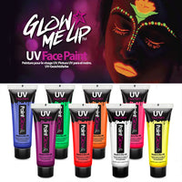 UV Reactive Face Body Paint NEON Colour Halloween Makeup Kids Party Fest 12ml Clothes, Shoes & Accessories:Specialty:Fancy Dress & Period Costume:Accessories:Face Paint & Stage Make-Up face paint fancy galaxy halloween halloweenmakeup neons seasonal