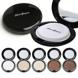 Stargazer Pressed Face Powder Compact Weightless Long-lasting Setting Makeup Health & Beauty:Make-Up:Face:Face Powder face galaxy makeup powder