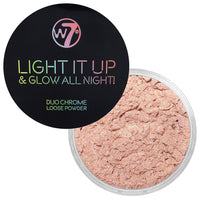 W7 Light It Up & Glow All Night! Duo Chrome Loose Powder Highlighter Shimmer No Vacancy - bronze iridescent Health & Beauty:Make-Up:Face:Bronzer, Contour & Highlighter bronzer face galaxy makeup
