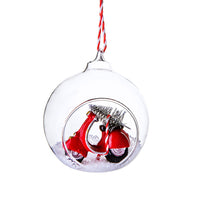 Hanging Christmas Tree Decoration Glass Baubles Sass and Belle Ornament Coming Home For Xmas Scooter Open Bauble Christmas galaxy seasonal