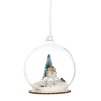 Hanging Christmas Tree Decoration Glass Baubles Sass and Belle Ornament Snowy White Car Dome Bauble Christmas galaxy seasonal