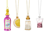 Hanging Christmas Tree Decoration Sass and Belle Glass Xmas Ornament Bauble Gift Cheer Tequila Shaped Baubles Set Christmas