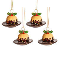 Hanging Christmas Tree Decoration Glass Baubles Sass and Belle Ornament Christmas Pudding Set of 4 Christmas galaxy seasonal