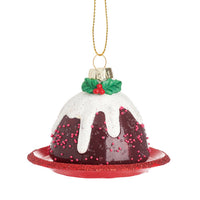 Hanging Christmas Tree Decoration Glass Baubles Sass and Belle Ornament Christmas Pudding Christmas galaxy seasonal