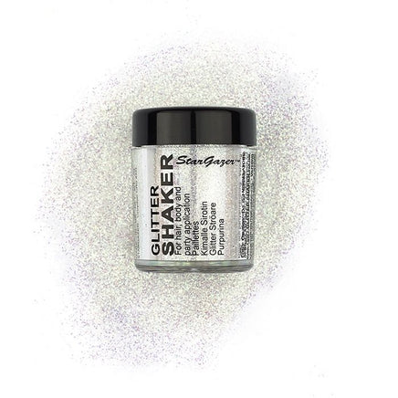 Stargazer Cosmetic NEON Loose GLITTER Shaker Face Body Nails Glow under UV Light UV White Health & Beauty:Make-Up:Eyes:Eye Shadow fancy galaxy glitter makeup stars
