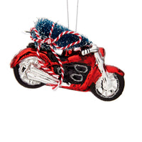 Hanging Christmas Tree Decoration Glass Baubles Sass and Belle Ornament Motorcycle with a Xmas Tree Christmas galaxy seasonal