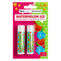 Face Facts Joypixels Scented Lip Balm 2pcs Watermelon Ice lips makeup