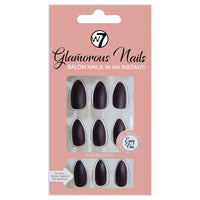 W7 Glamorous Nails False Tips Full Coverage Set of 24 + Glue Lasts up to 7 days After Sundown Matte Stiletto Health & Beauty:Nail Care, Manicure & Pedicure:Nail Art:Artificial Nail Tips false nails nails