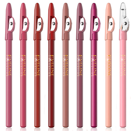 Eveline MAX INTENSE COLOUR Lip Liner Pencil Health & Beauty:Make-Up:Lips:Lip Liner galaxy lip liner lips makeup