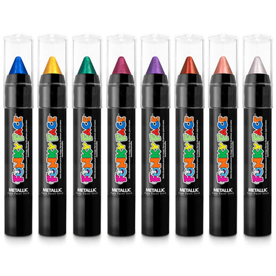 Funky Face Metallic Face & Body Paint Sticks Fancy dress Makeup Festival Clothes, Shoes & Accessories:Specialty:Fancy Dress & Period Costume:Accessories:Face Paint & Stage Make-Up eyeliner eyes eyeshadow face paint fancy galaxy makeup metallic