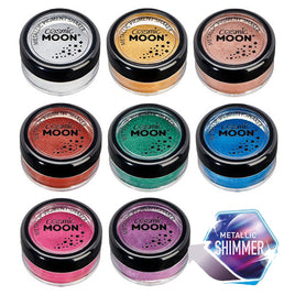 Metallic Loose Powder Eyeshadow Eye dust Pigment Shakers by Cosmic Moon Health & Beauty:Make-Up:Eyes:Eye Shadow eyes eyeshadow fancy galaxy makeup metallic