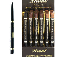 Laval Twist Up Waterproof Eyebrow Pencil Brow Liner Definer Black Health & Beauty:Make-Up:Eyes:Eyebrow Liner & Definition brow pencil brows eyes galaxy makeup