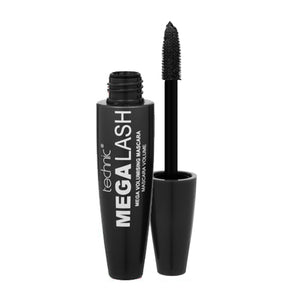 Technic MEGA Lash Mascara with Big Brush Volumising Extra Volume Vegan Ultra Black eyes makeup mascara