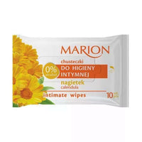 MARION Intimate Wipes Delicate Women Body Hygiene 10pcs Calendula - protects against infections galaxy health