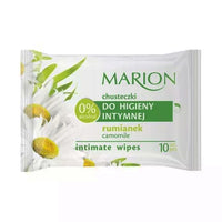 MARION Intimate Wipes Delicate Women Body Hygiene 10pcs Chamomile - soothes irritated skin galaxy health