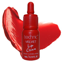 Technic Velvet Lip Cream Liquid Lipsticks Red Lip Colour Collection Classic Red Health & Beauty:Make-Up:Lips:Lipstick galaxy lips lipstick makeup