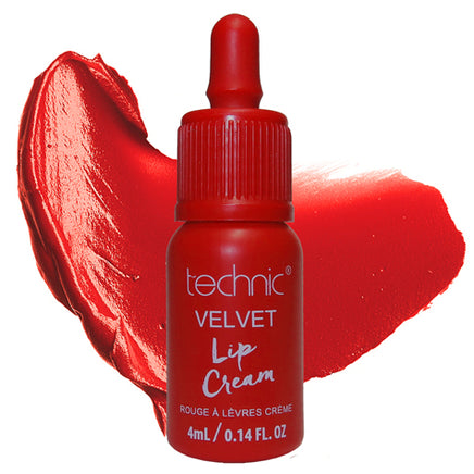 Technic Velvet Lip Cream Liquid Lipsticks Red Lip Colour Collection Classic Red Health & Beauty:Make-Up:Lips:Lipstick galaxy lips lipstick makeup