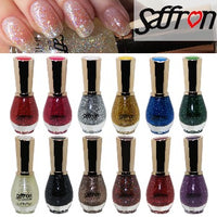 Saffron GLITTER Nail Polish Varnish 13ml Health & Beauty:Nail Care, Manicure & Pedicure:Nail Polish & Powders:Nail Polish galaxy nail polish nails polish stars