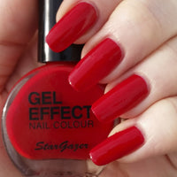 Stargazer GEL EFFECT Nail Polish Extra Glossy Gel Like Varnish NO UV/LED Lamp Deep - classic red Health & Beauty:Nail Care, Manicure & Pedicure:Nail Polish & Powders:Nail Polish galaxy nail polish nails polish