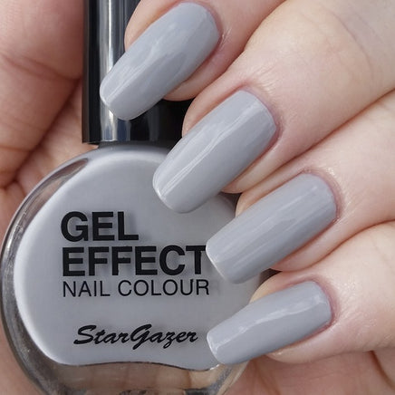 Stargazer GEL EFFECT Nail Polish Extra Glossy Gel Like Varnish NO UV/LED Lamp Greyscale - pastel grey Health & Beauty:Nail Care, Manicure & Pedicure:Nail Polish & Powders:Nail Polish galaxy nail polish nails polish