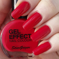 Stargazer GEL EFFECT Nail Polish Extra Glossy Gel Like Varnish NO UV/LED Lamp Play - light red Health & Beauty:Nail Care, Manicure & Pedicure:Nail Polish & Powders:Nail Polish galaxy nail polish nails polish
